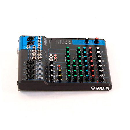 Console mixage 10 canaux Yamaha MG10 avec préamplis D-PRE, EQ 3 bandes et alimentation fantôme. Idéale pour live, studio et podcast.