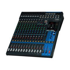 Console mixage 16 canaux Yamaha MG16XU avec préamplis D-PRE, effets SPX et USB 24bit/192kHz. Idéale pour live, studio et enregistrement.