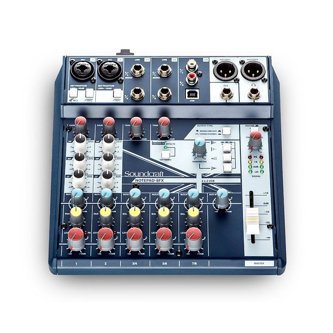 SoundCraft - NOTEPAD-8FX