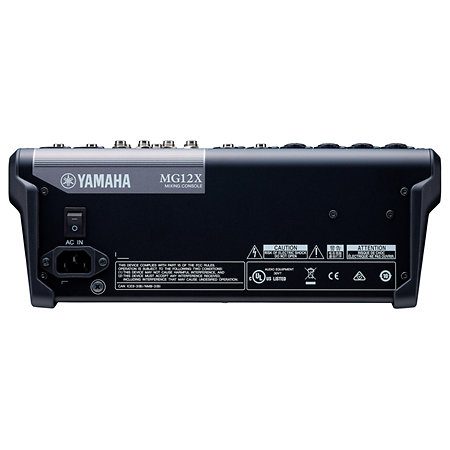 Console mixage 12 canaux Yamaha MG12X avec effets SPX, préamplis D-PRE et compresseurs. Idéale pour live, installation et home studio.
