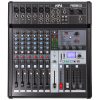 Console mixage 8 canaux HPA Promix 8 avec multi-effets DSP, USB, Bluetooth et alimentation fantôme +48V. Idéale pour studio, live et podcast.
