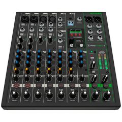 Console mixage USB-C Mackie ProFX10 v3+ avec Bluetooth, effets GigFX+ et préamplis Onyx. Idéale pour live, podcast et streaming.