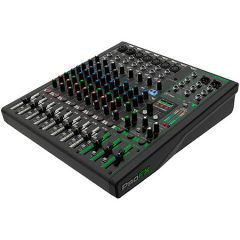 Console mixage USB-C Mackie ProFX12 v3+ avec préamplis Onyx, Bluetooth, effets GigFX+ et interface 24bit/192kHz. Idéale pour live, streaming et studio.