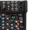 Console mixage 14 canaux Definitive Audio TM 833 BU-DSP avec Bluetooth, USB et DSP 99 effets. Idéale pour live, studio et installations audio.