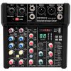 Console mixage 5 canaux Definitive Audio TM 22 BU-DSP avec Bluetooth, USB et DSP 99 effets. Idéale pour live, podcast et home studio.