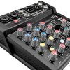 Console mixage 5 canaux Definitive Audio TM 22 BU-DSP avec Bluetooth, USB et DSP 99 effets. Idéale pour live, podcast et home studio.