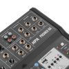 Console mixage 6 canaux HPA Promix 6R avec USB 24 bits, Bluetooth, effets Echo et Reverb et alimentation fantôme +48V. Idéale pour live et studio.