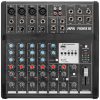 Console mixage 8 canaux HPA Promix 8R avec USB 24 bits, Bluetooth, effets reverb et echo et alimentation fantôme +48V. Idéale pour live et studio.