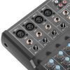 Console mixage 8 canaux HPA Promix 8R avec USB 24 bits, Bluetooth, effets reverb et echo et alimentation fantôme +48V. Idéale pour live et studio.