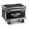 Flight case Fuze Twin conçu pour transporter 2 Twin Bar Spot en toute sécurité. Protection renforcée, mousse intérieure et roulettes.