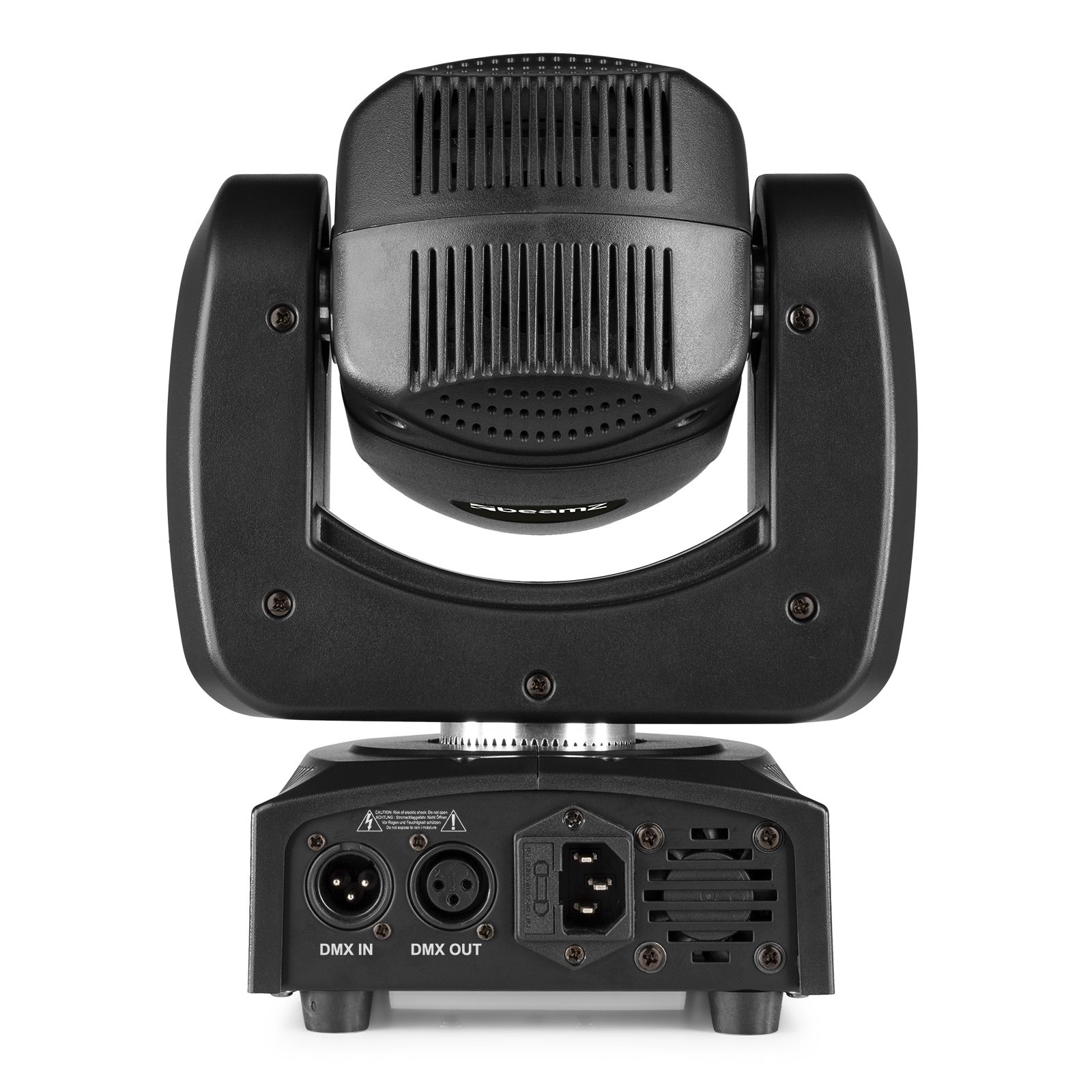 Lyre Beam LED 80W Panther 80 RGBW avec DMX 13 canaux, programmes auto et mode audio. Idéale DJ, scènes et installations lumière.