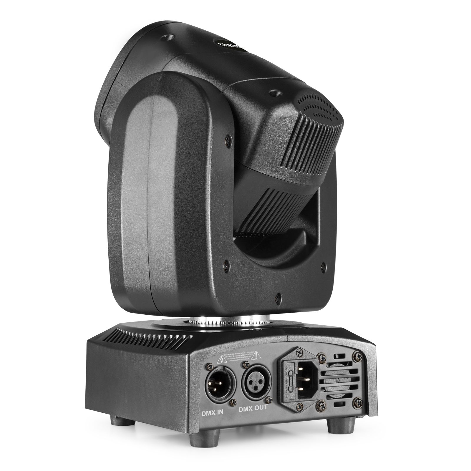 Lyre Beam LED 80W Panther 80 RGBW avec DMX 13 canaux, programmes auto et mode audio. Idéale DJ, scènes et installations lumière.