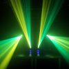 Lyre Spot LED 12W Panther 25 avec gobos, roue de couleurs et DMX. Projecteur compact idéal pour DJ, bars et petites scènes.