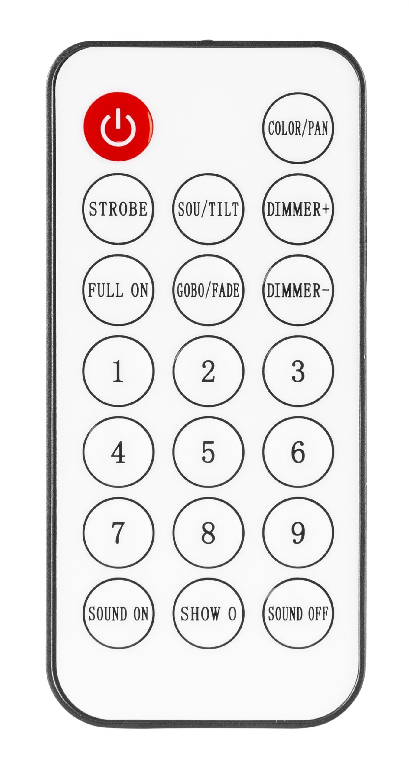 Lyre Spot LED 45W Panther 40 avec gobos, roue de couleurs et DMX. Projecteur compact idéal pour DJ, bars et petites scènes.