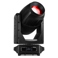 Lyre hybride LED 500W Nereid500 IP65 avec CMY, gobos, prismes et zoom motorisé. Idéale pour concerts, festivals et événements outdoor.