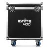 Set de 2 lyres LED 400W CMY IGNITE400 en flight-case. Beam/Spot/Wash, zoom, prismes 3+5 facettes, gobos interchangeables.