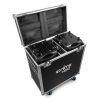 Flight case Ignite400 conçu pour transporter 2 lyres BeamZ en toute sécurité. Protection renforcée avec mousse intérieure et fermetures papillon.