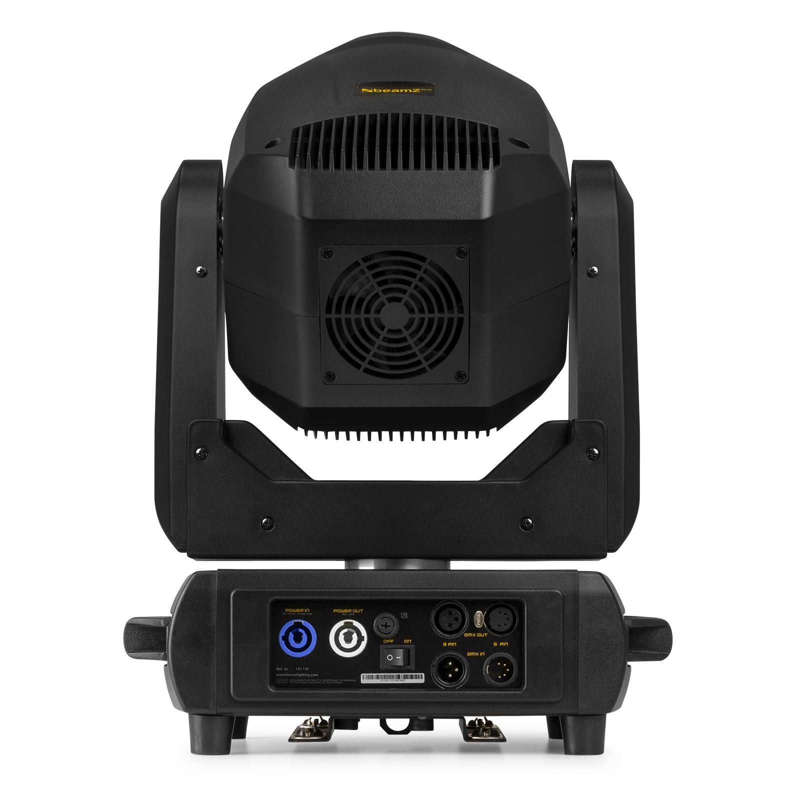 Lyre LED 300W Beam Spot Wash Animation 4 en 1 IGNITE300ALED. Zoom 7°–32°, roue animation, prismes 3/8 facettes, DMX et RDM.