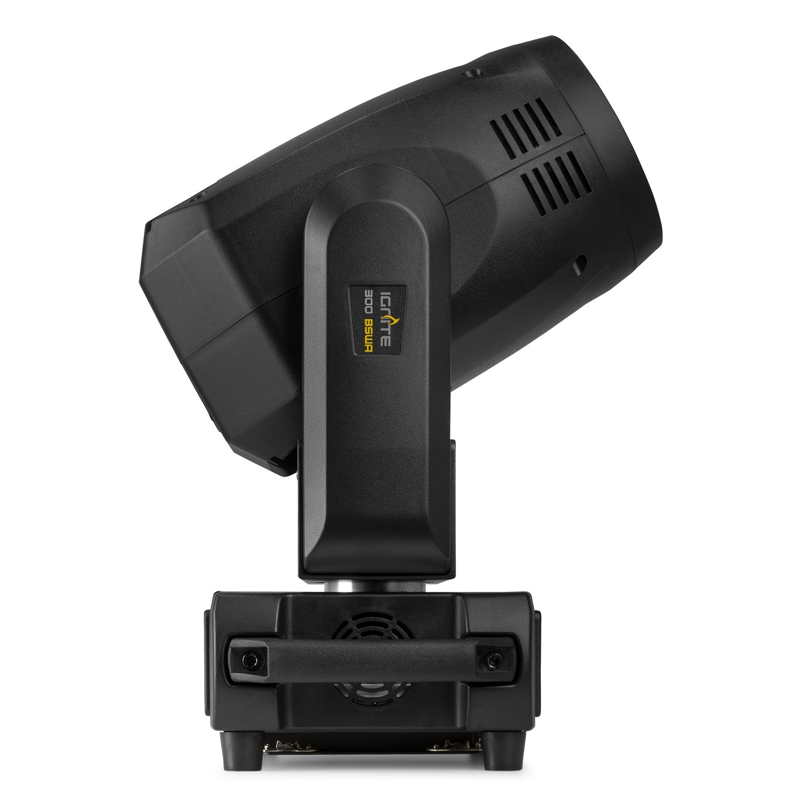 Lyre LED 300W Beam Spot Wash Animation 4 en 1 IGNITE300ALED. Zoom 7°–32°, roue animation, prismes 3/8 facettes, DMX et RDM.