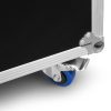 Flight case Ignite300 conçu pour transporter 2 lyres BeamZ Ignite300 en toute sécurité. Mousse intérieure, roulettes et fermetures papillon.